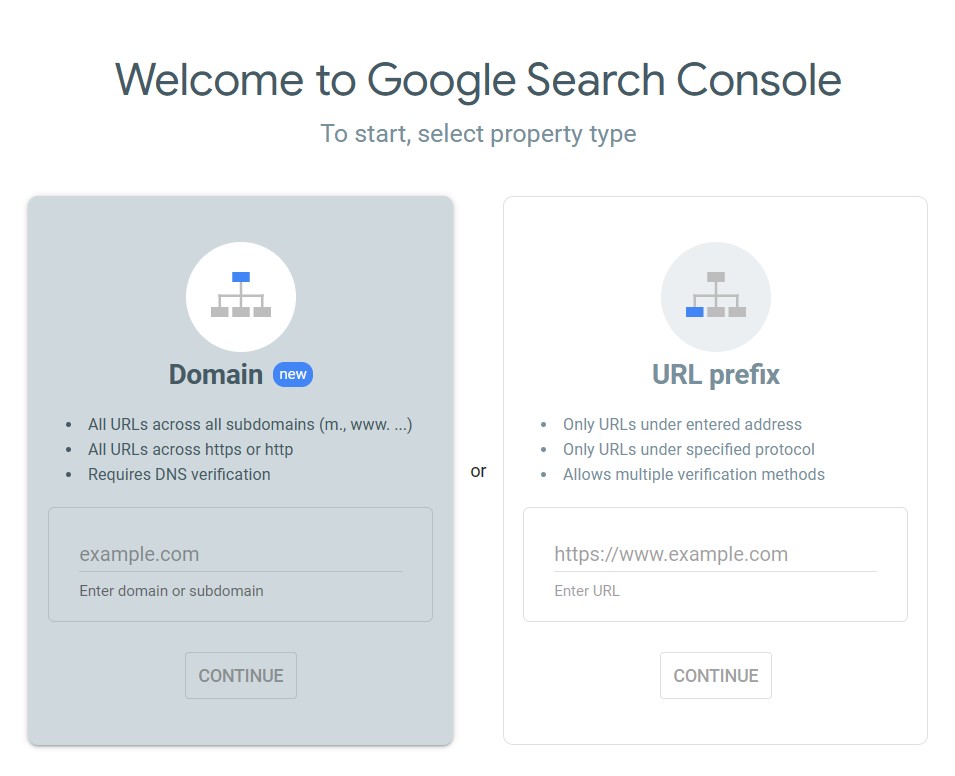 Google search console