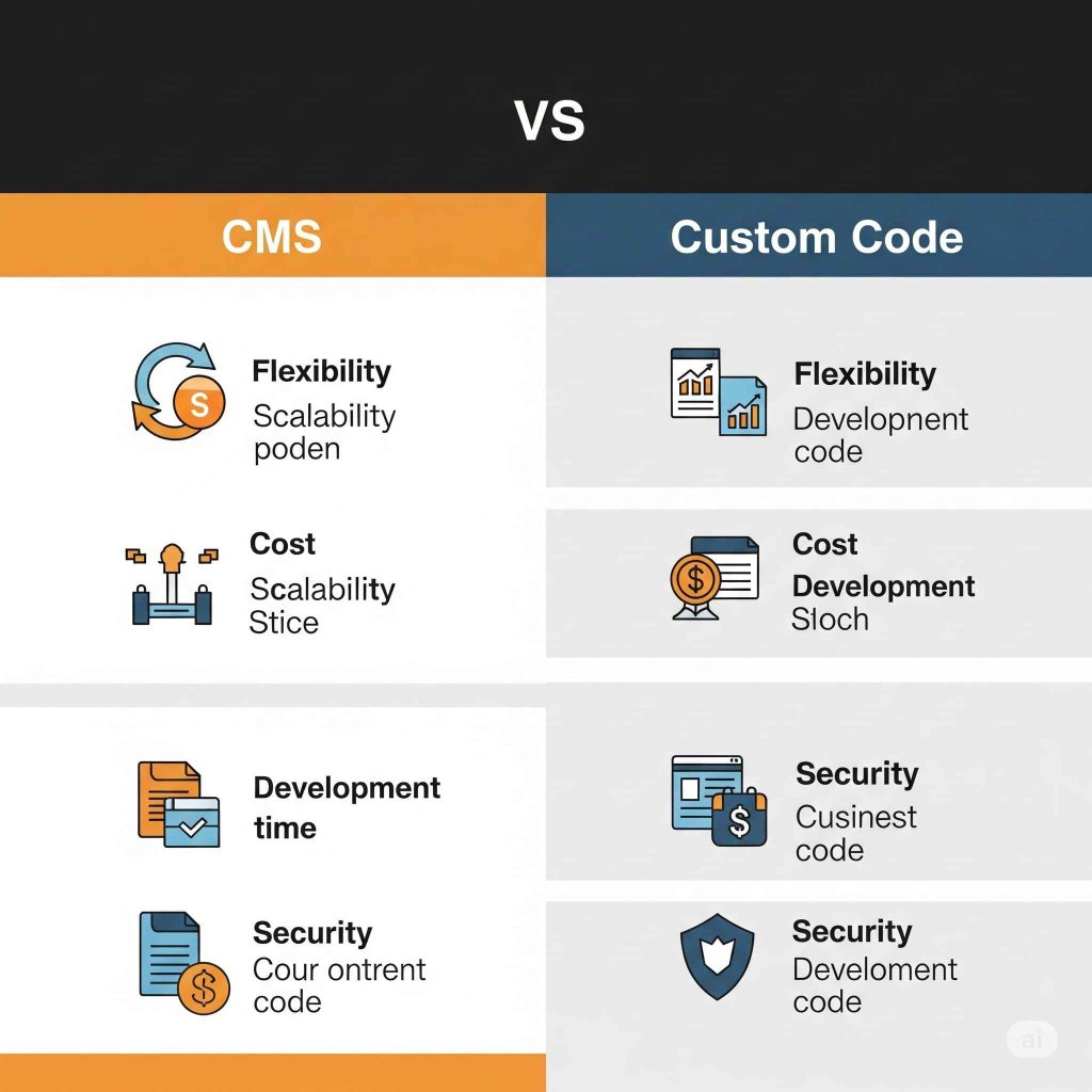 CMS vs Custom Code