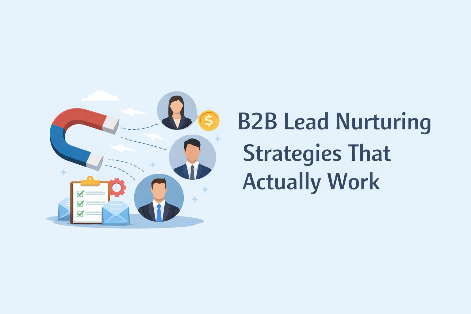 B2B Lead Nurturing Strategies That Actually Work - Upscaleix